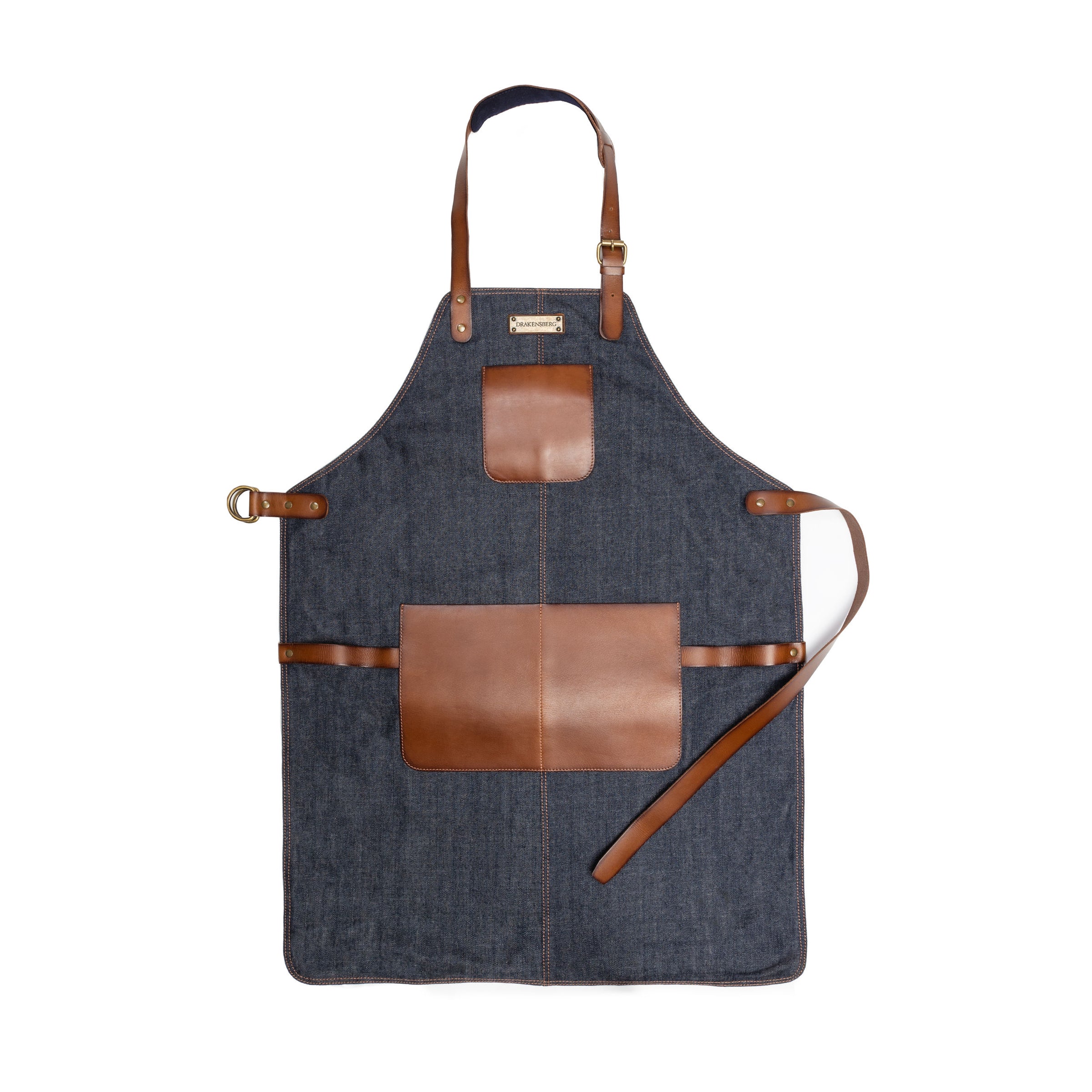 Hochwertige Grillschürze aus Canvas und Leder